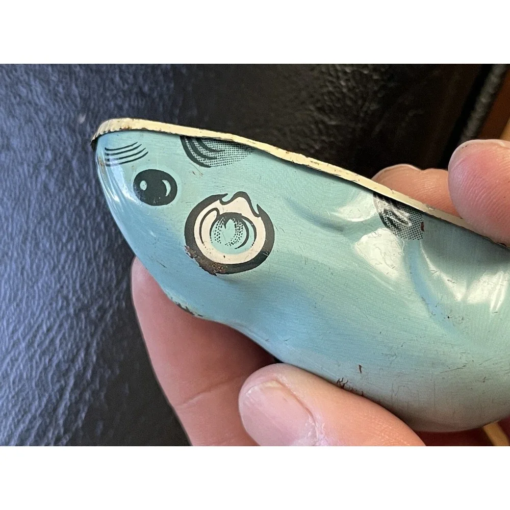 Vintage Metal Toy Mouse